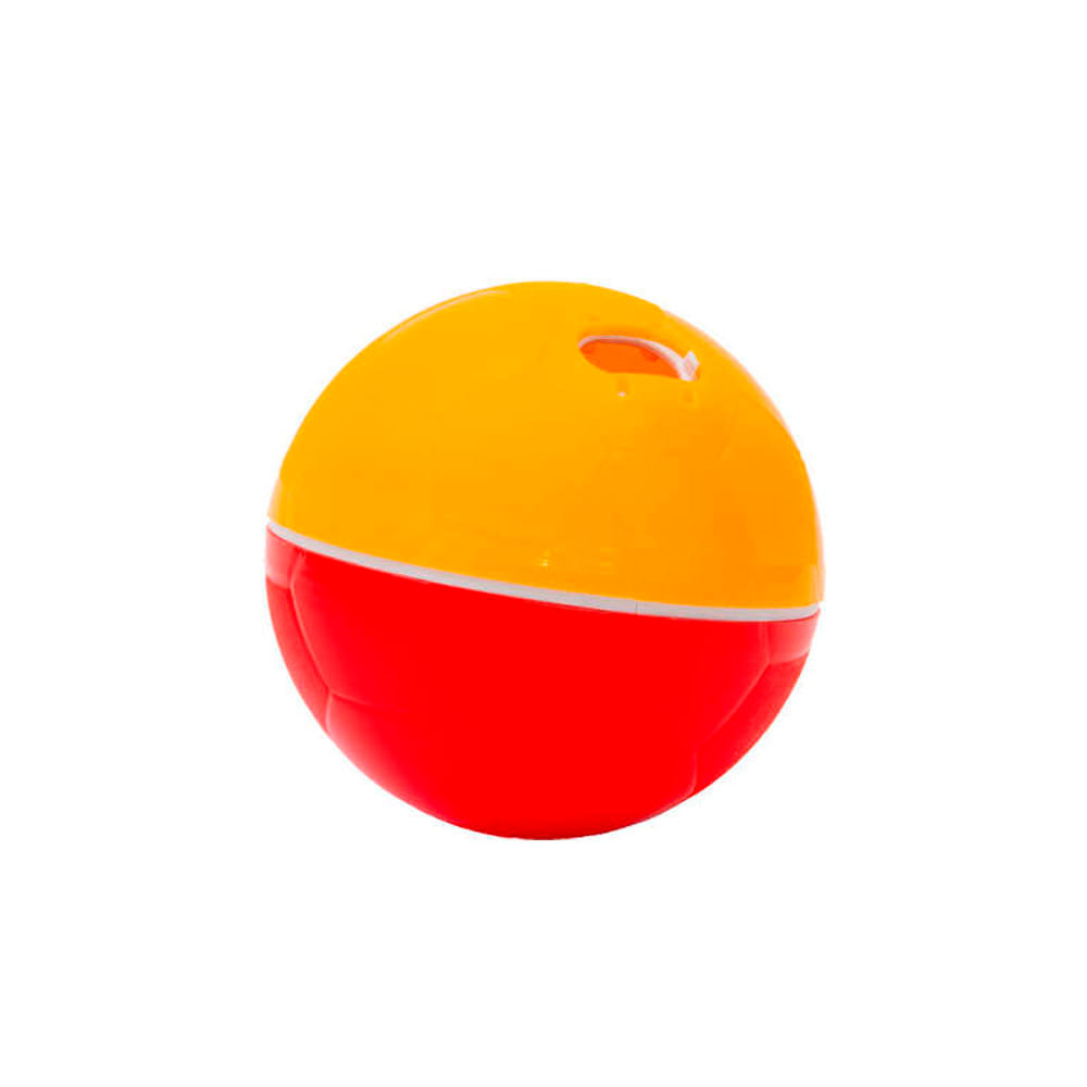 Brinquedo Comedouro Crazy Ball Amicus Vermelho e Amarelo