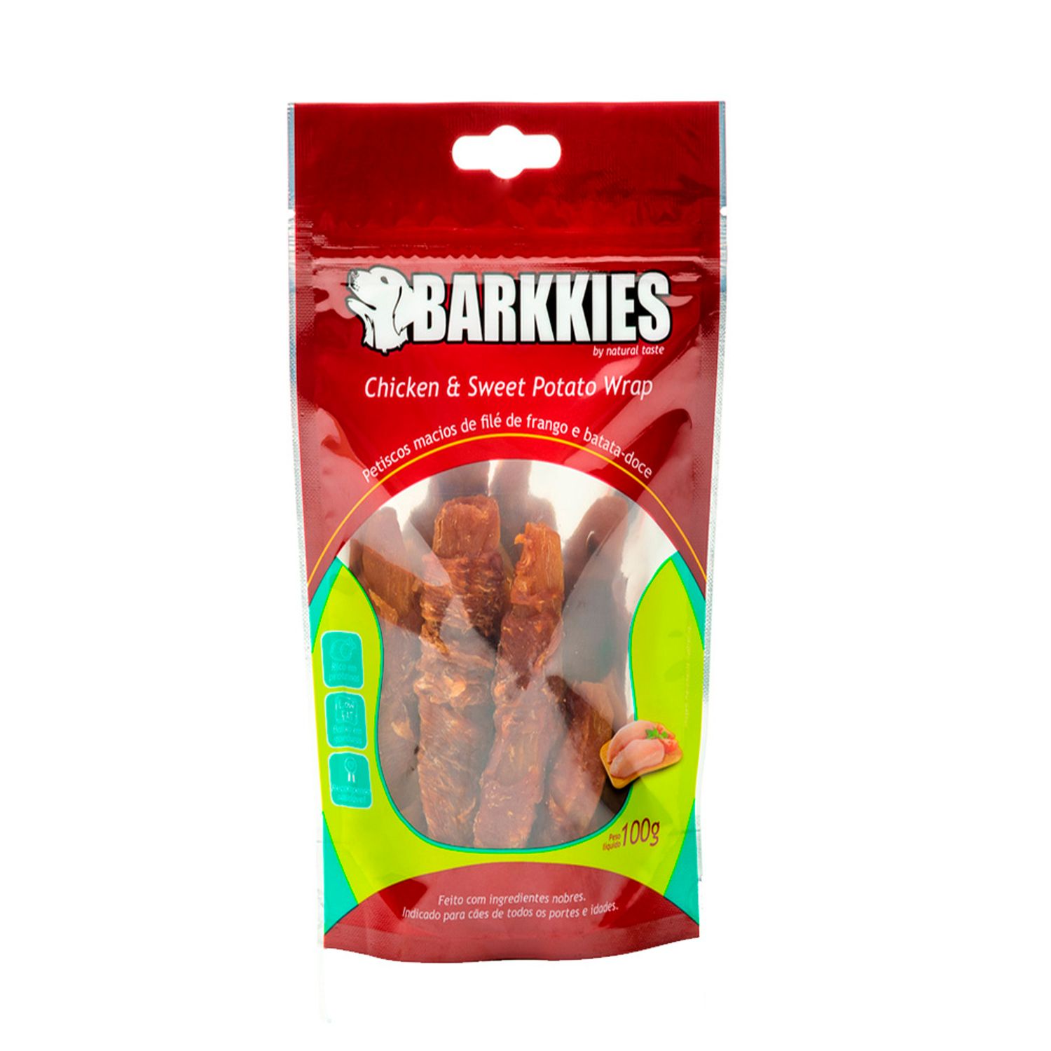 Petisco-Natural-Caes-Barkkies-Sweet-Potato-Wrap-Frango