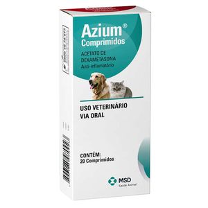 Anti-Inflamatório Azium Cães e Gatos - 20 comprimidos