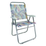 Cadeira Alumínio Reforçada Cancun Plus Colors Aquarela Zaka 120 KG