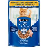 Ração Úmida Cat Chow Castrados Peixe