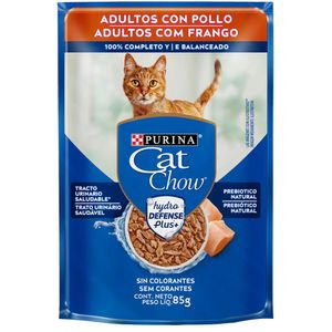 Ração Úmida Cat Chow Adultos Frango - 85 g
