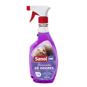 Eliminador de Odores Spray Gatos Sanol Cat - 500 ml