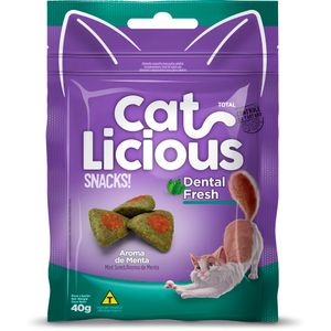 Petisco CatLicious Snacks Dental Fresh - 40 g