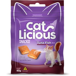 Petisco CatLicious Snacks Atum - 40 g