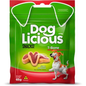 Petisco DogLicious Snacks T-Bone - 65 g