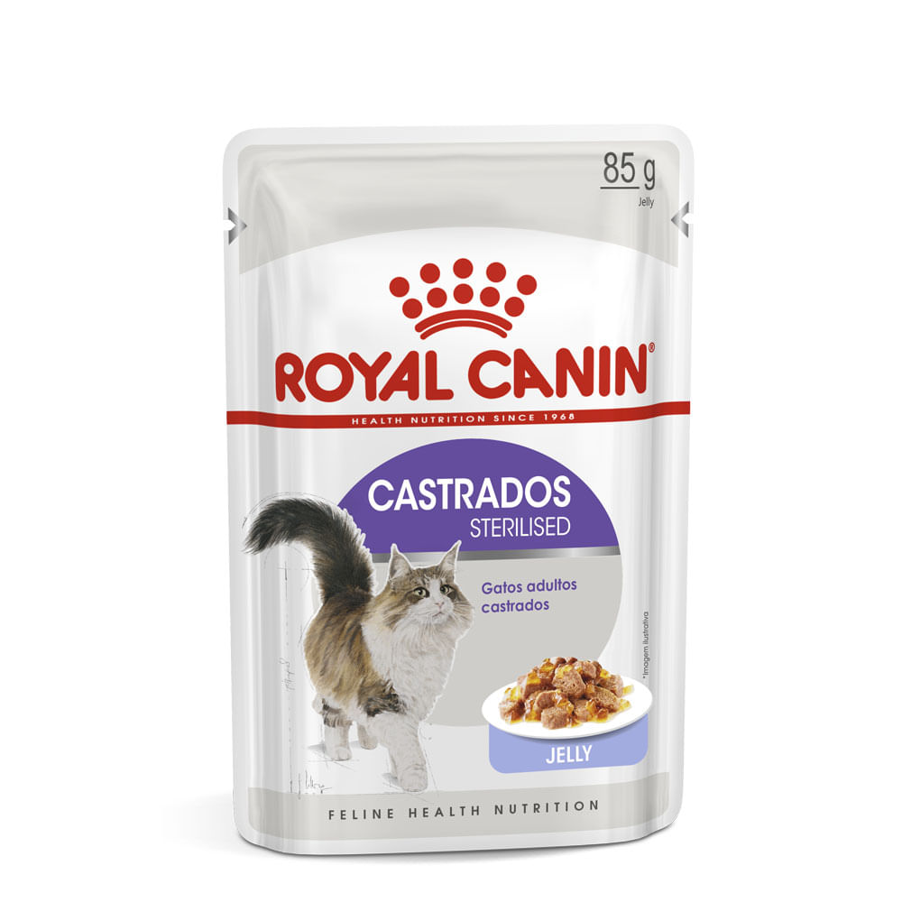 Ração Úmida Royal Canin Castrados Jelly Gatos Adultos