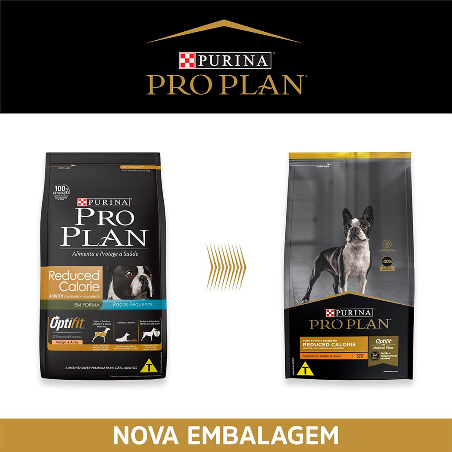Ração Pro Plan Cães Adultos Reduced Calorie Raças Pequenas Nova Embalagem