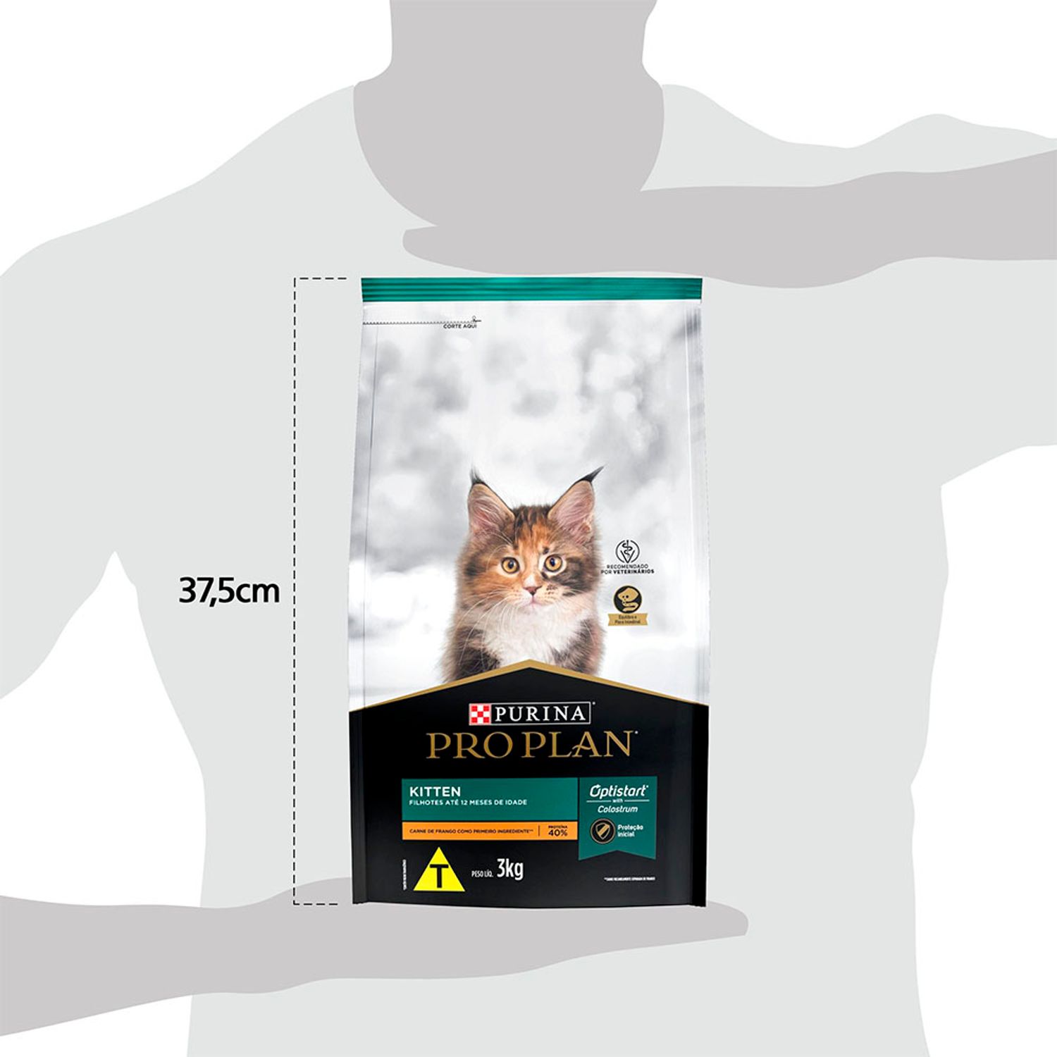 Ração Pro Plan Gatos Filhotes Frango e Arroz Tamanho da Embalagem