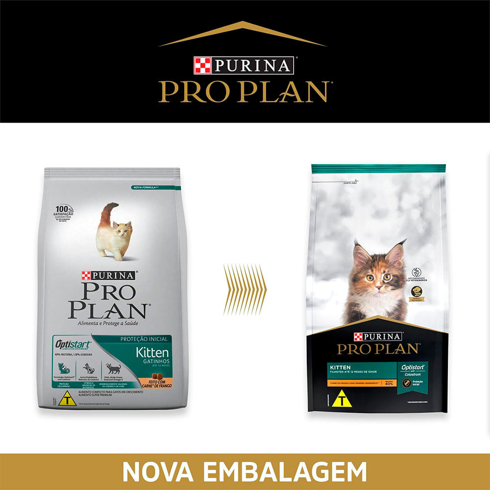 Ração Pro Plan Gatos Filhotes Frango e Arroz