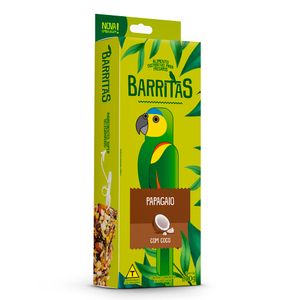 Bastão de Sementes com Coco Barritas Papagaio Zootekna - 200g