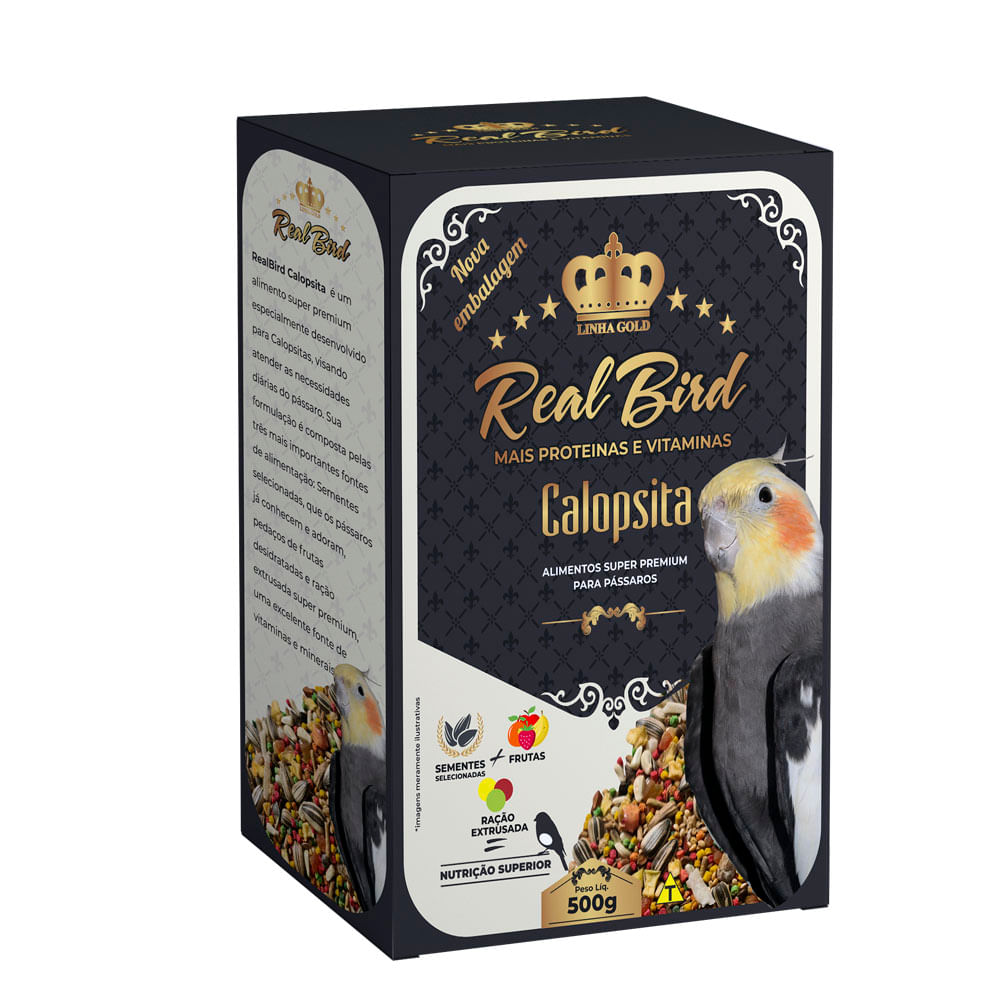Alimento Super Premium Realbird Calopsita Zootekna