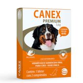 Vermífugo Canex Premium Cães acima 40 kg nova embalagem