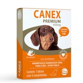 Vermífugo Canex Premium Cães até 5 kg 450 mg