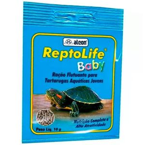 Ração Alcon Reptolife Baby Filhote Tartarugas - 10 g