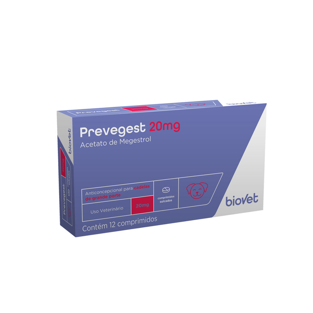 Prevegest 20mg Anticoncepcional Biovet