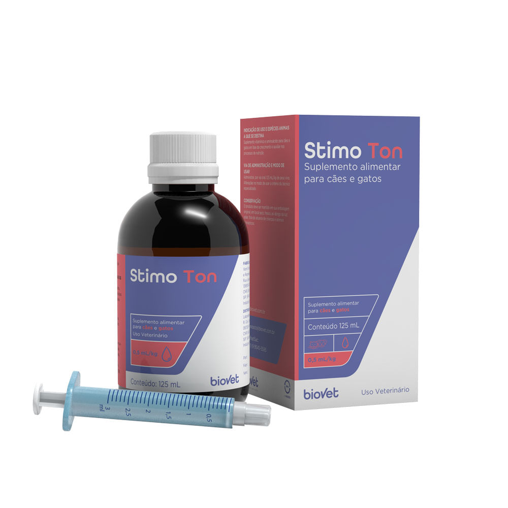 Suplemento Alimentar para Cães e Gatos Stimo Ton Biovet
