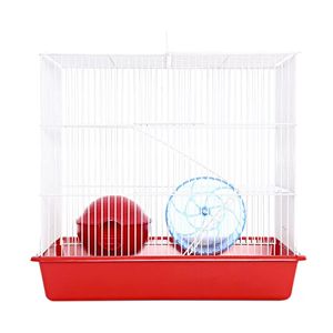 Gaiola com Escada Hamster Mônaco Vermelha - Único