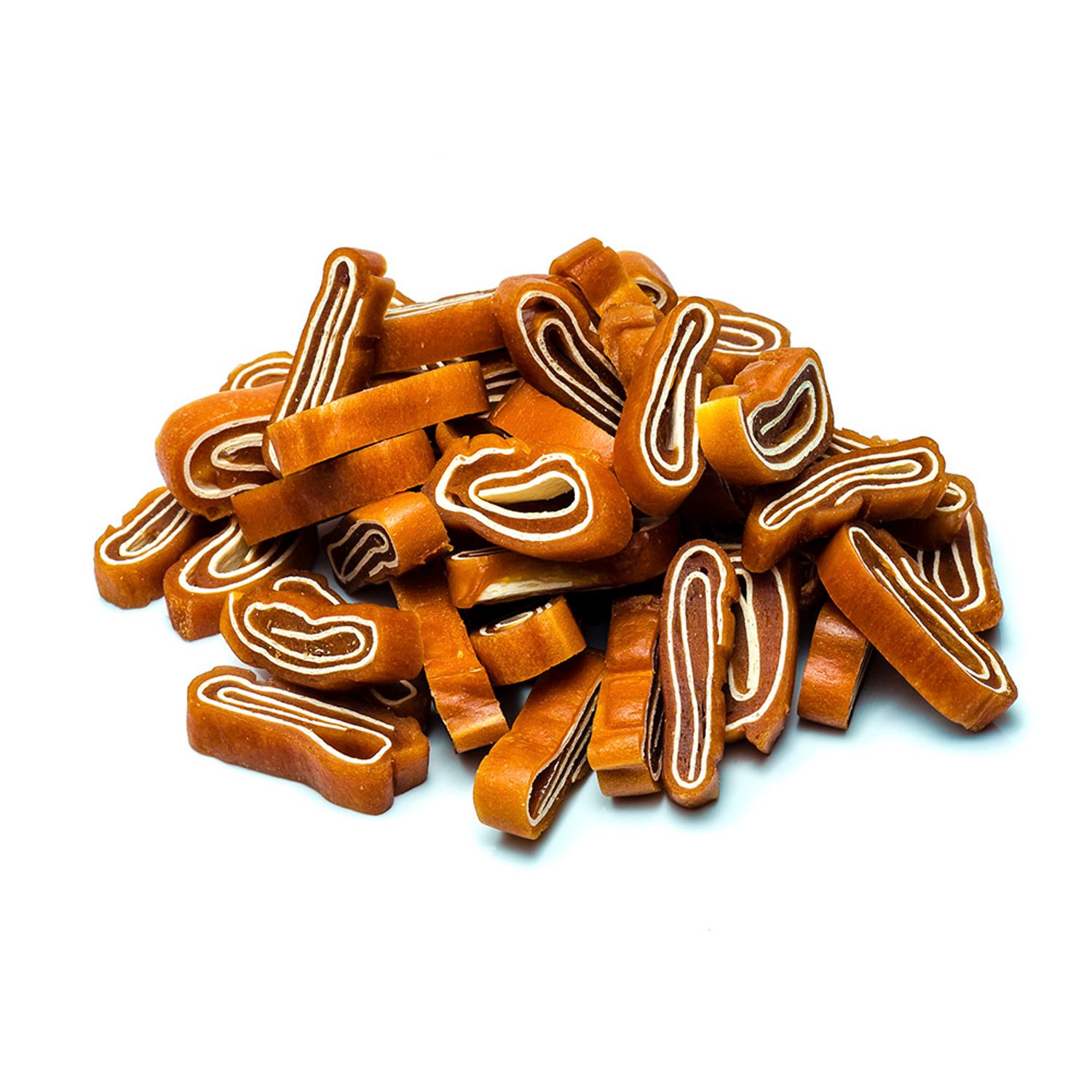 Petisco-Natural-Caes-Barkkies-Rolls-Frango-Fora-da-Embalagem