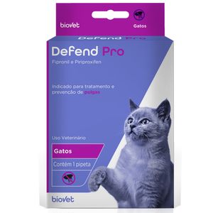 Antipulgas Defend Pro para Gatos Biovet - 1 pipeta