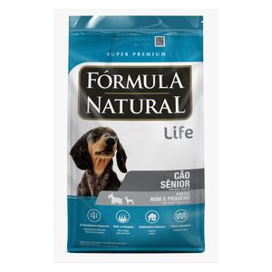 Ração Fórmula Natural Life Para Cães Sênior Mini e Pequeno
