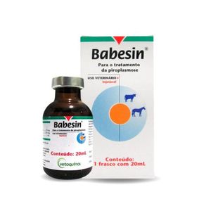 Babesin Vetoquinol Injetável - 20 ml