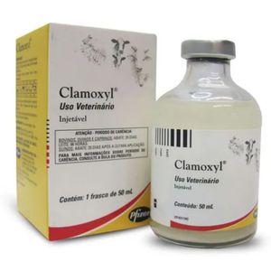Clamoxyl Zoetis Injetável - 50 ml