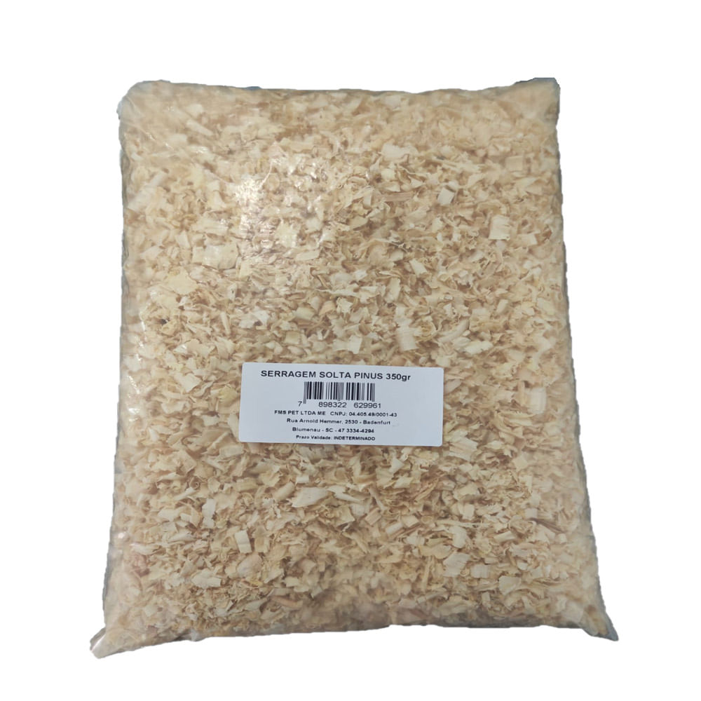 Serragem Solta Maravalha para Roedores Fogo e Faísca