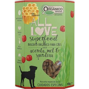 Biscoito All Love Superfood Acerola, Mel & Spirulina - 150 g