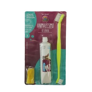 Kit Dental para Cães e Gatos Animalíssimo - Único