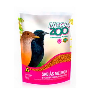 Ração para Sabiás Melros e Pássaros Onívoros Megazoo - 350 g