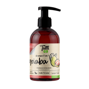 Shampoo Tutti Pet 2 Em 1 Goiaba - 340 ml