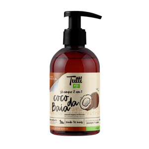 Shampoo Tutti Pet 2 Em 1 Coco Da Baia - 340 ml