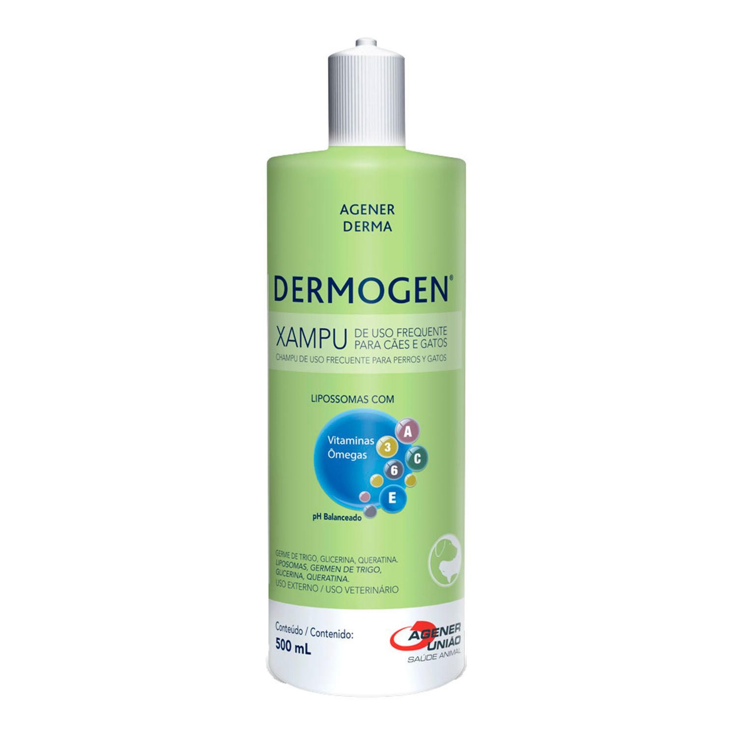 Shampoo Dermogen Agener 500 ml