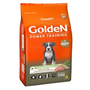 Ração Golden Power Training Filhotes Frango e Arroz - 15 kg