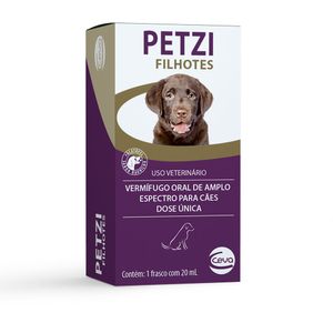 Vermífugo Petzi Filhotes Cachorros - 20 ml