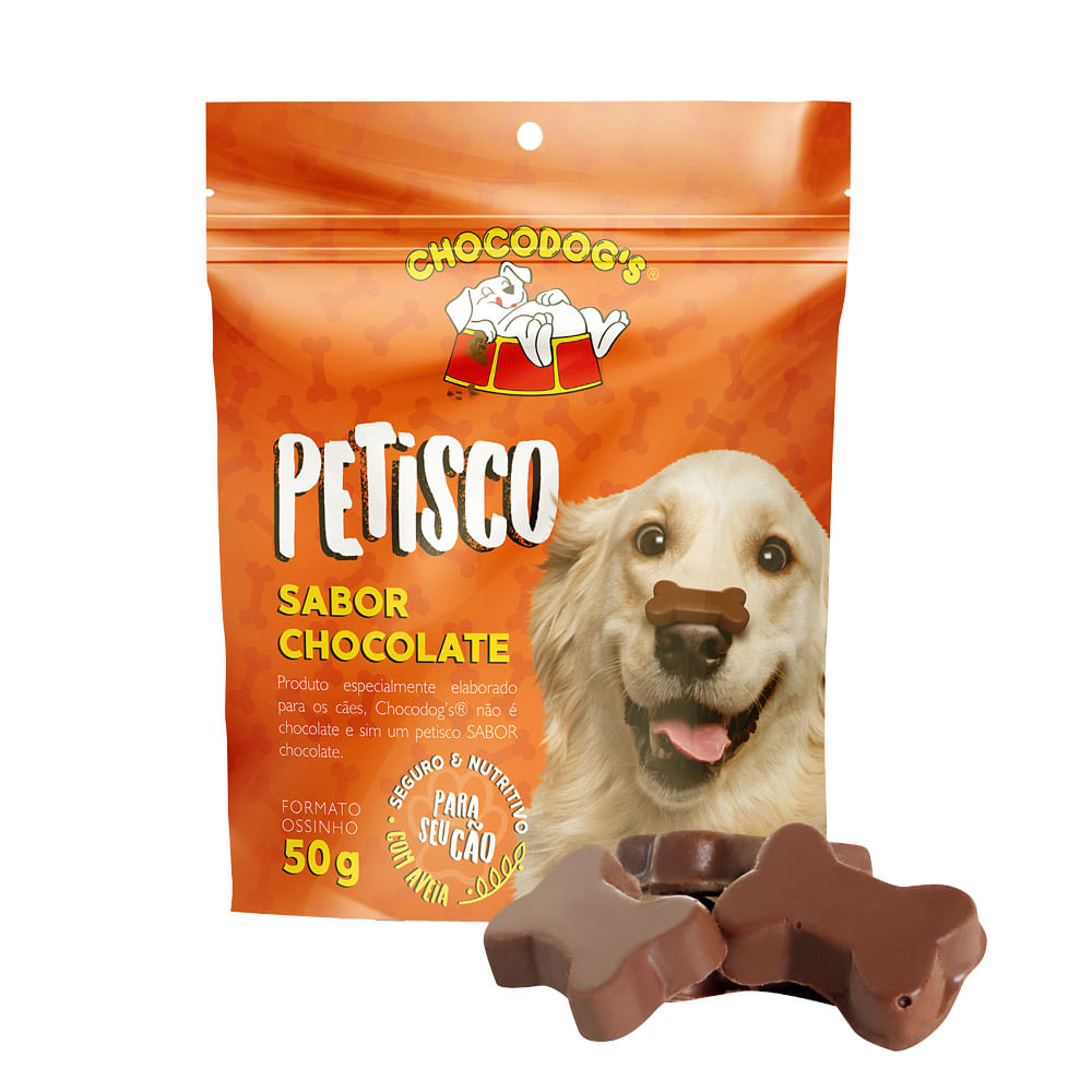 Petisco para Cães Bisdog's Osso Chocolate