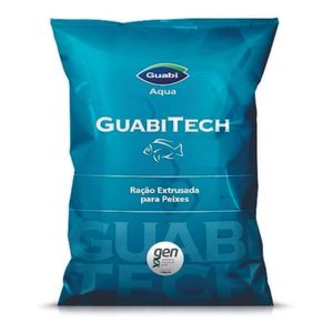 Ração Para Peixes Guabitech Carnívoros 9-11Mm 42% Proteína - 25 kg