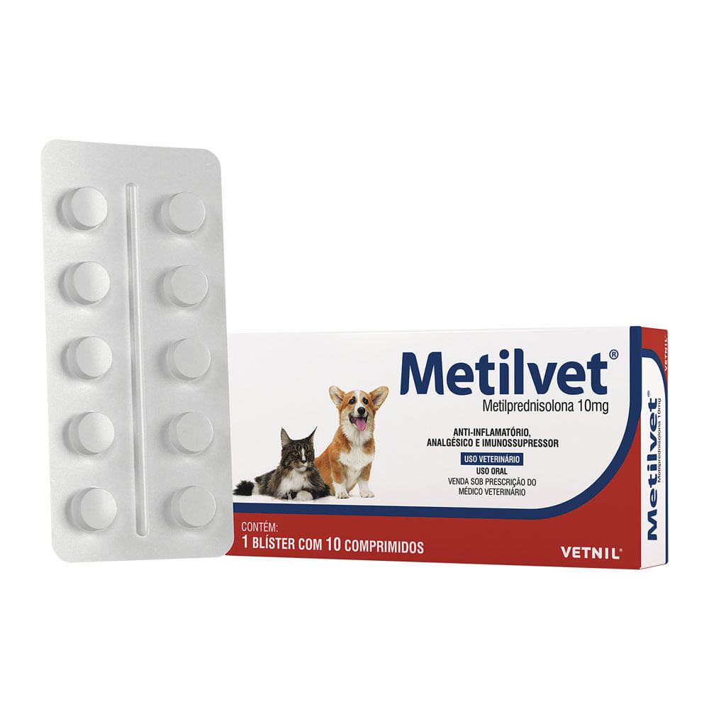 Anti-Inflamatório Metilvet 10mg