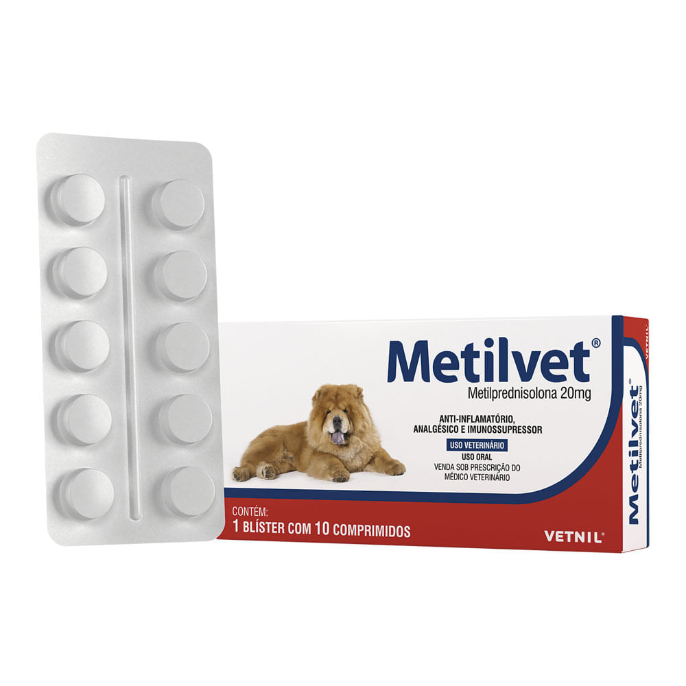 Anti-Inflamatório Metilvet 20mg