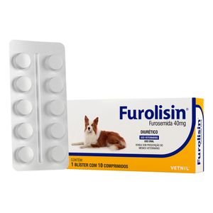 Furolisin 40mg - 10 comprimidos