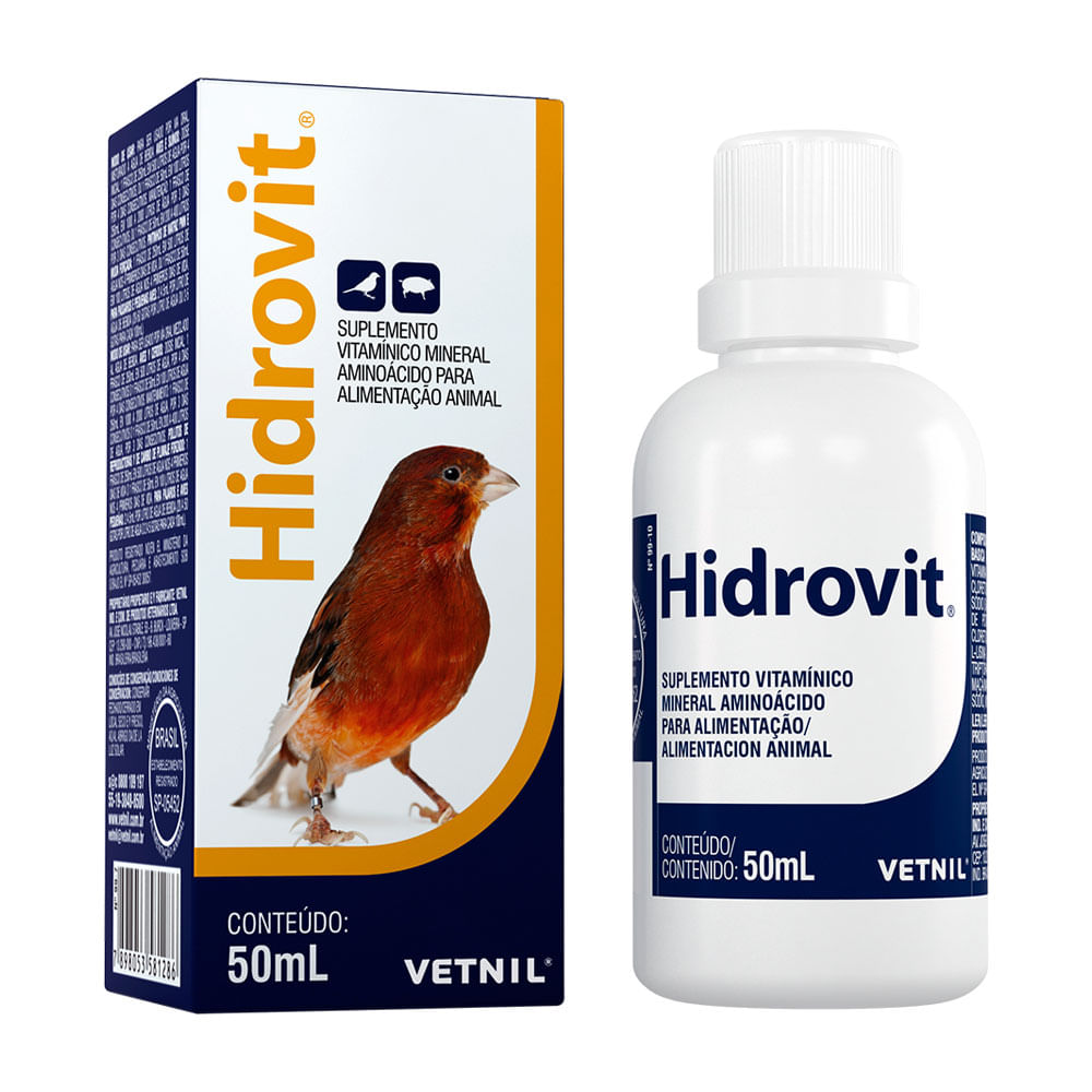 Hidrovit Suplemento para Pássaros