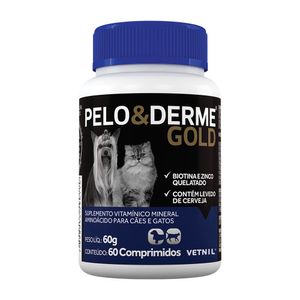 Pelo e Derme Gold Cães e Gatos Vetnil