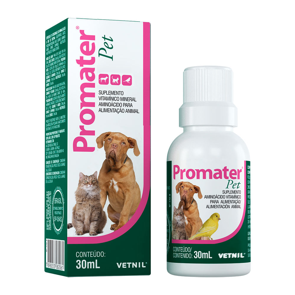 Promater para Cães, Gatos e Aves