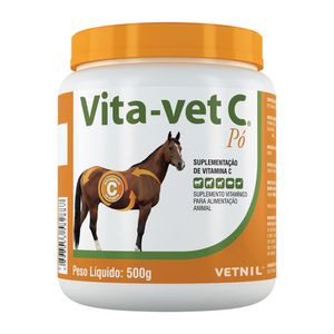 Vita-Vet C Vetnil Pó Suplemento Para Equinos & Muares - 500 g