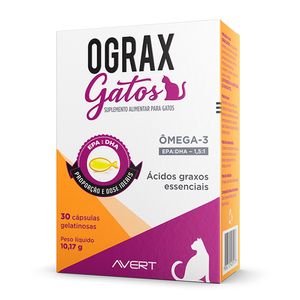 Suplemento Gatos Ograx Avert - 30 cápsulas