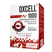 Oxcell 1000mg Suplemento Alimentar para Cães e Gatos 30 cápsulas