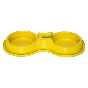 Comedouro e Bebedouro Garrafa Pet Amarelo Alvorada - Único