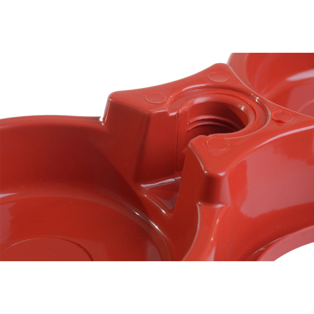 Comedouro e Bebedouro Garrafa Pet Vermelho Alvorada