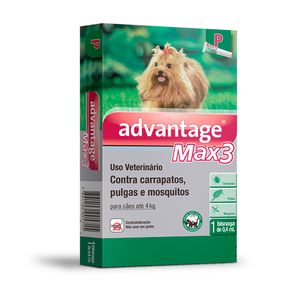 Antipulgas Advantage Max3 Cães até 4kg